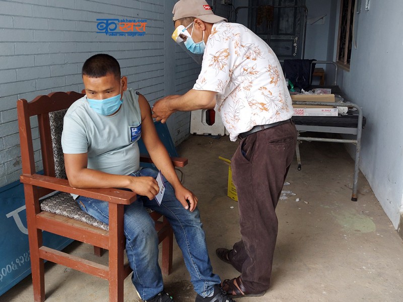 छुटेका १ सय ९० जनाले आज दोस्रो डोज लगाए 